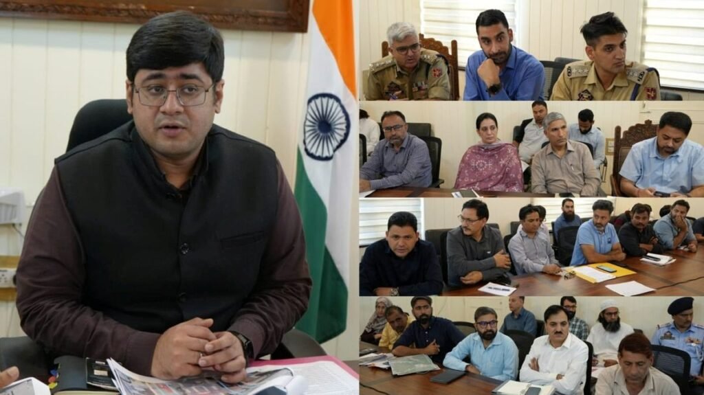 DC G’bal reviews progress of Srinagar Ring Road Phase-II & IIA