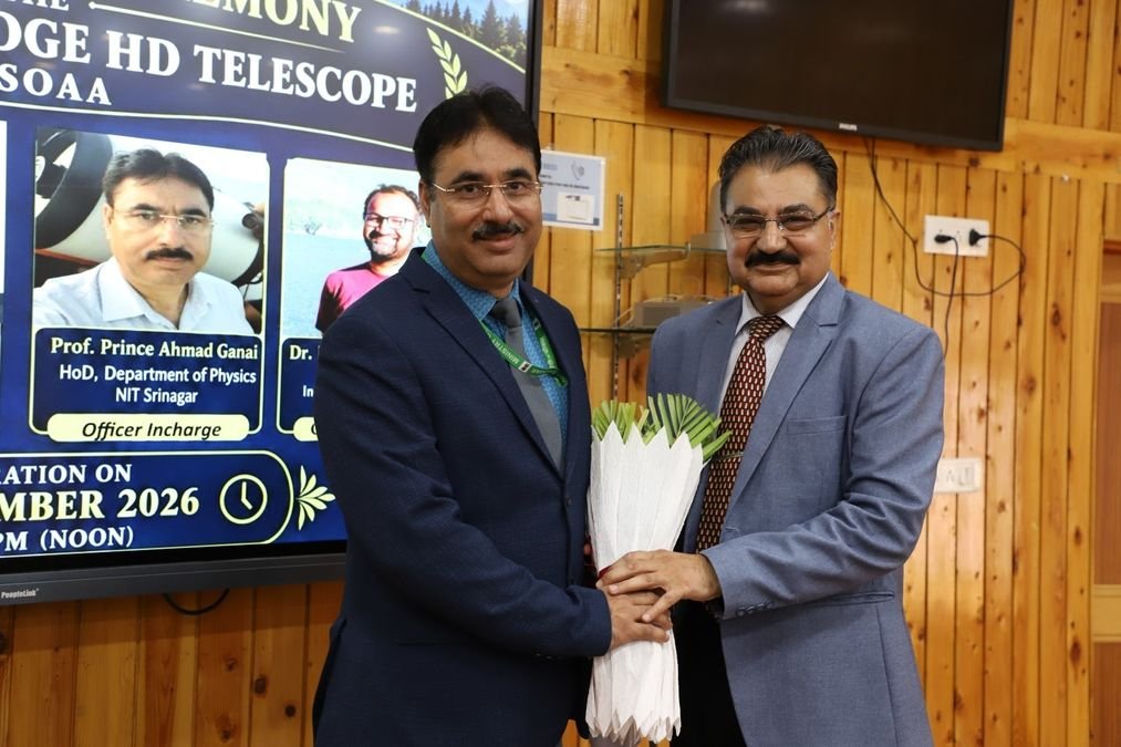 NIT Srinagar inaugurates advanced observatory for astronomy, astrophysics