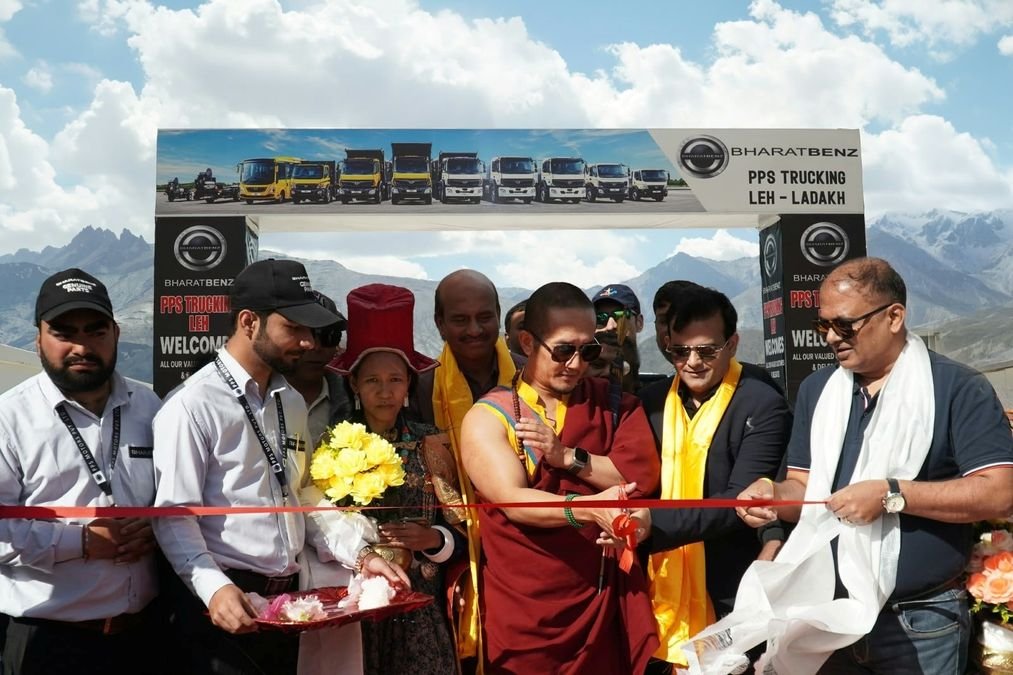 BharatBenz opens India’s highest-altitude workshop in Leh with PPS trucking