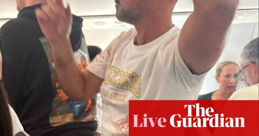 Israeli minister claims ‘terrorist’ wanted to crash plane after Israel-bound flight’s emergency landing – latest | Air transport