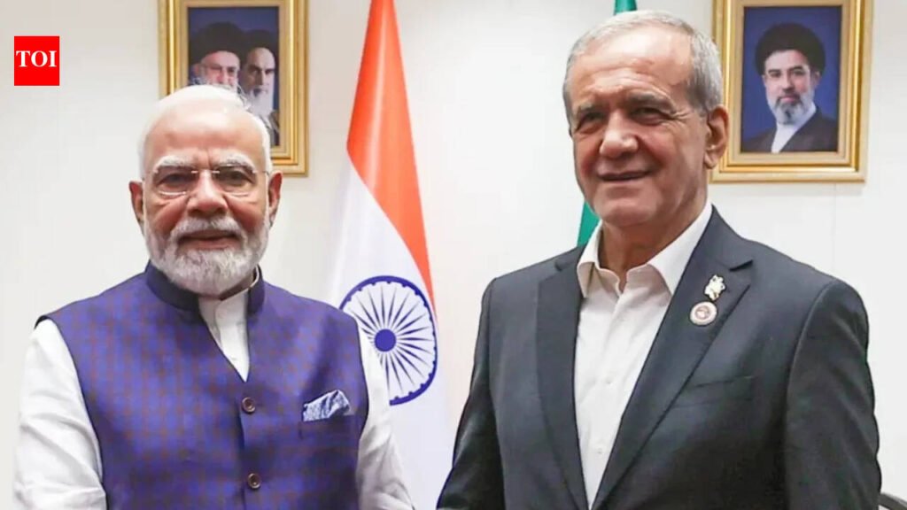 Iran president meets PM Modi, seeks help to end war | India News