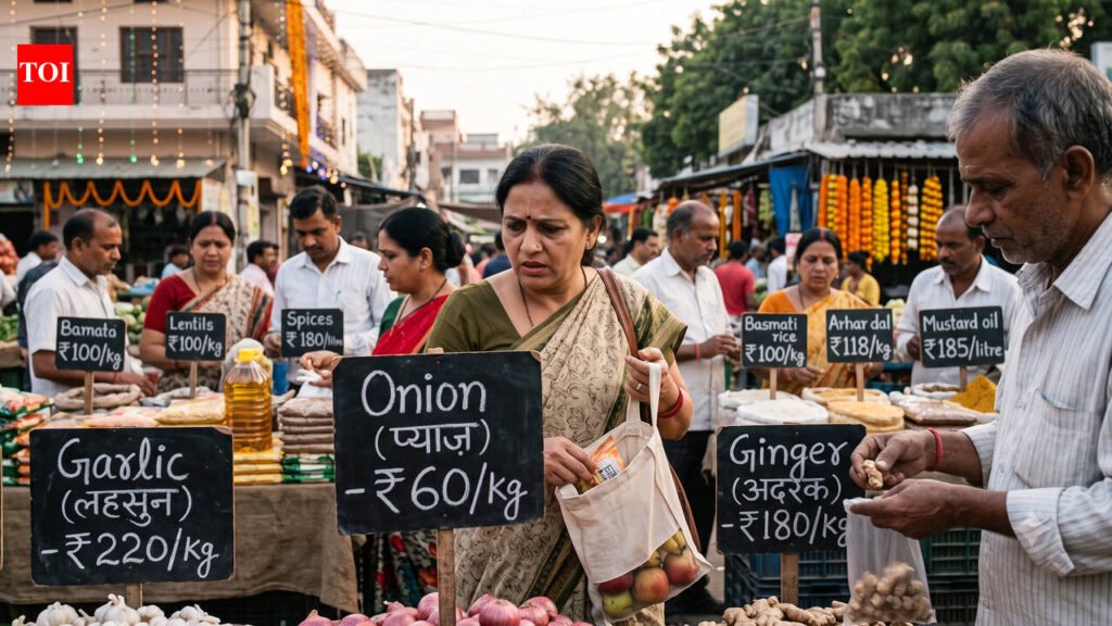 Food inflation puts households under pressure ahead of festivals | Lucknow News