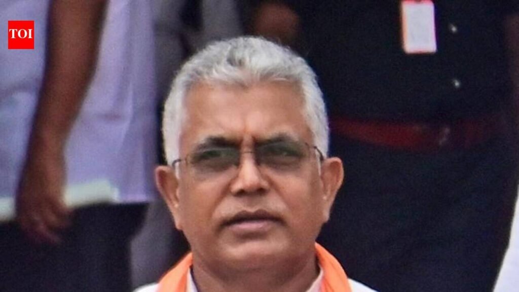 Anyone is free to use Karl Marx quote in graffiti: Dilip Ghosh | Kolkata News