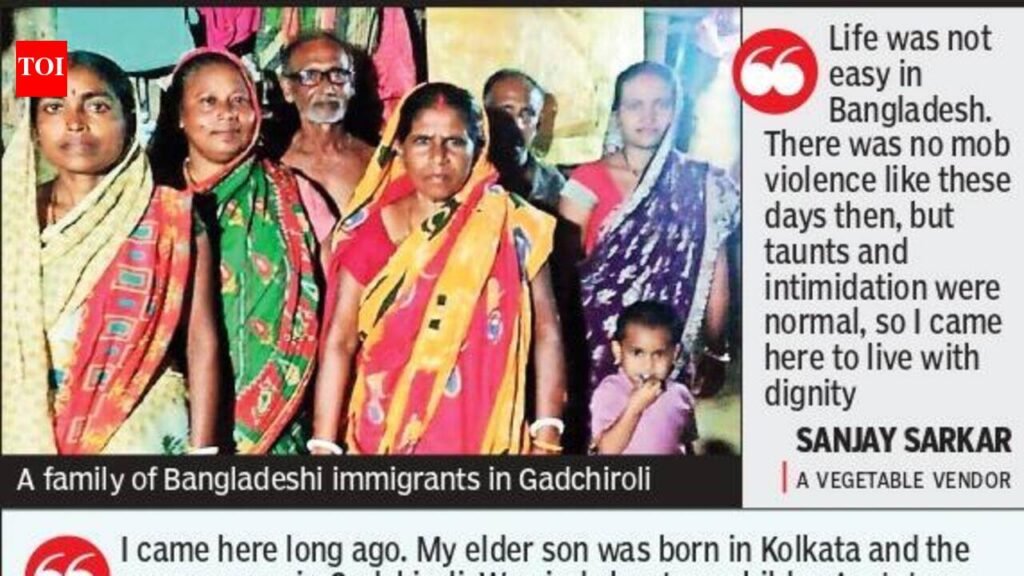 Bangladeshi refugees in Gadchiroli file for CAA as SIR triggers panic | Nagpur News