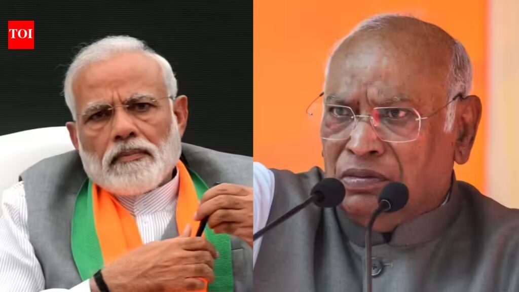Pm Modi: Mallikarjun Kharge slams PM Narendra Modi’s ‘PR on economy’, cites unemployment and inflation | Delhi News