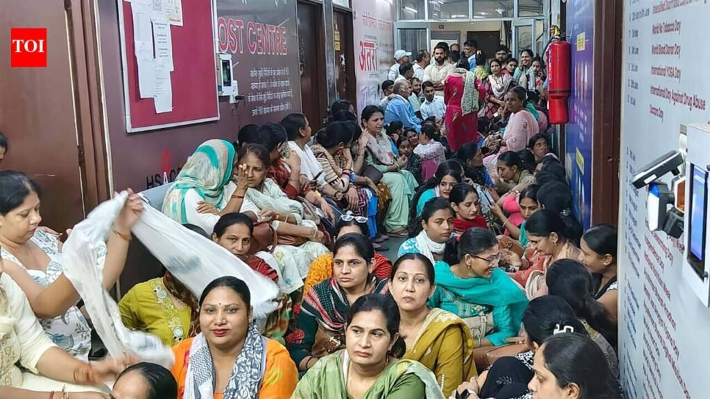 NHM staff protest delayed salaries, seek accountability for payment lapses | Gurgaon News