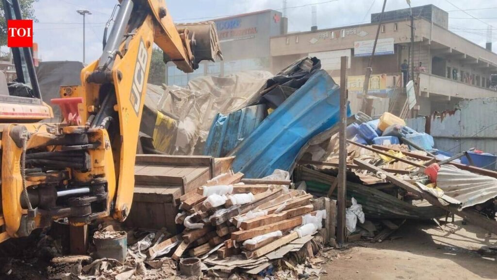 Address infra issues first: MIDC anti-encroachment drive in Chakan faces resistance from villagers | Pune News