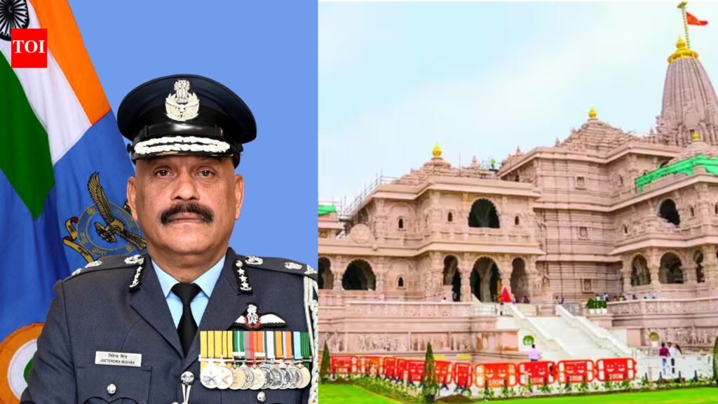‘It’s God’s order’: Air Marshal Jeetendra Mishra says Ram temple CEO role another chance to serve nation | Lucknow News