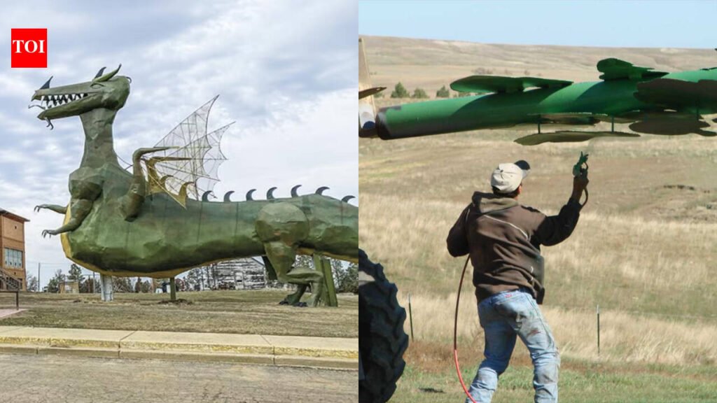In 1989, teacher Gary Greff returned to his shrinking North Dakota hometown and learned to weld; his plan to lure travelers became a 32-mile highway of giant sculptures, including a Guinness world record