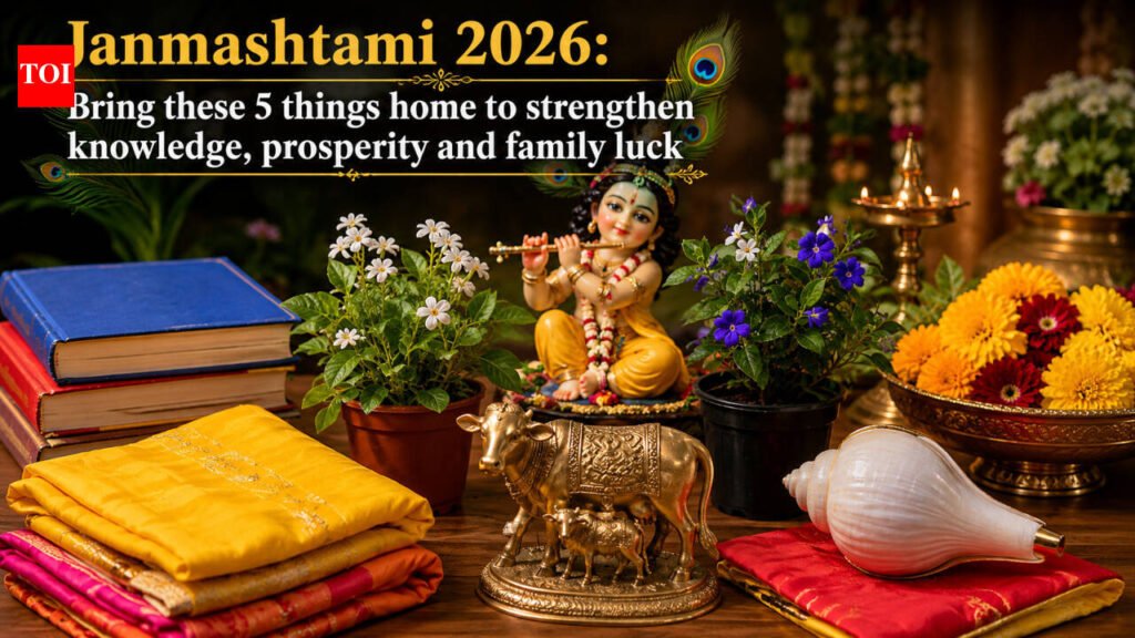 Janmashtami 2026: Bring these 5 things home to strengthen knowledge, prosperity and family luck
