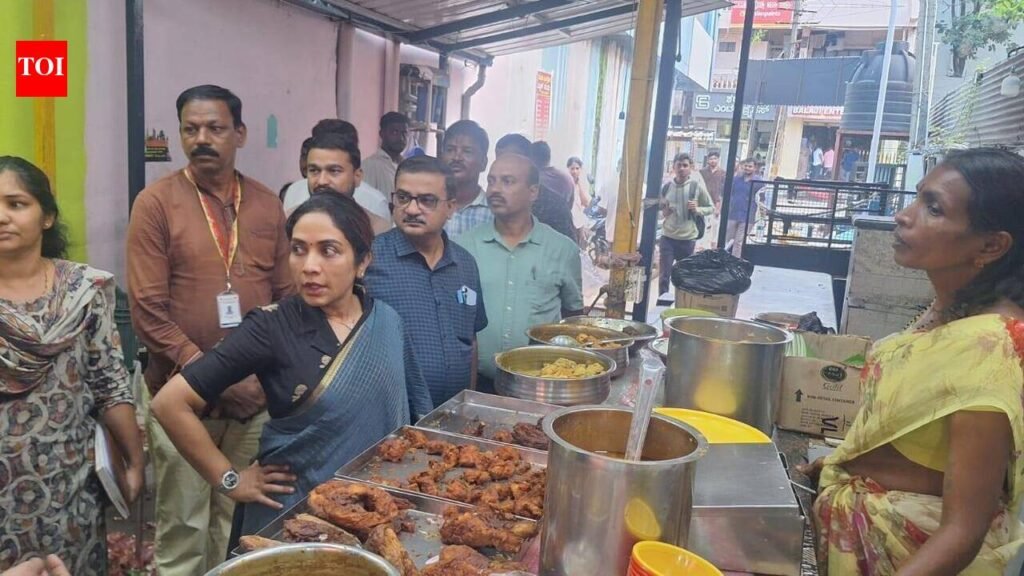 Warnings issued after surprise food court inspections in Shivamogga | Mysuru News
