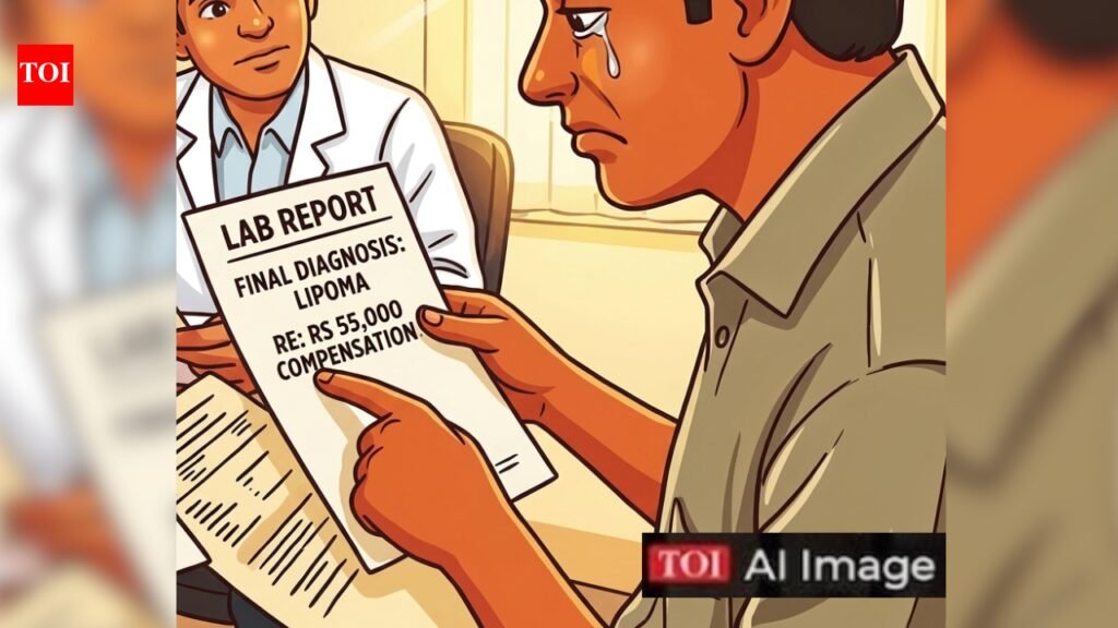 Forehead lump: Bengaluru diagnostic lab told to pay Rs Rs 55,000 for false thyroid diagnosis | Bengaluru News