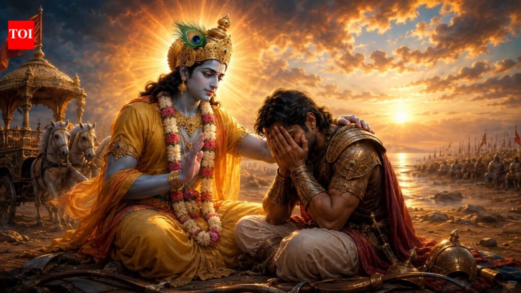 Quote of the Day By Bhagavad Gita: How Lord Krishna’s timeless lesson in Bhagavad Gita 2.47 liberates you from outcome anxiety, burnout, and career stress