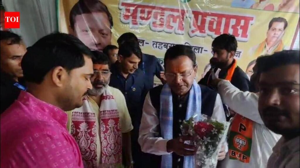 In SP bastion, Chaudhary takes aim at Akhilesh over CM’s AI image | Varanasi News