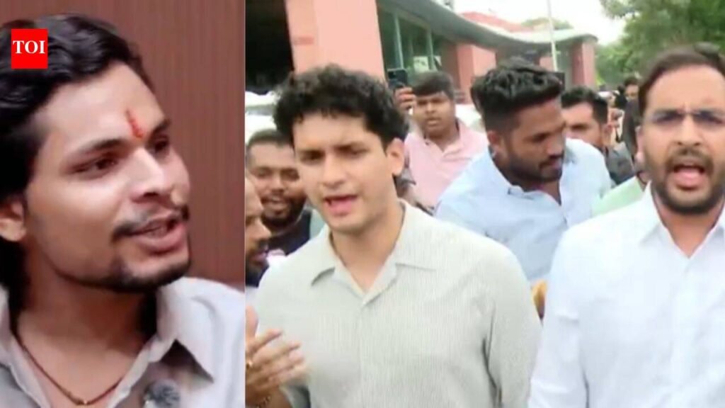 CJP marches in Delhi, demands arrest of ‘influencer’ for Swatantra Bhardwaj ‘cracking skull’ of protester | Delhi News