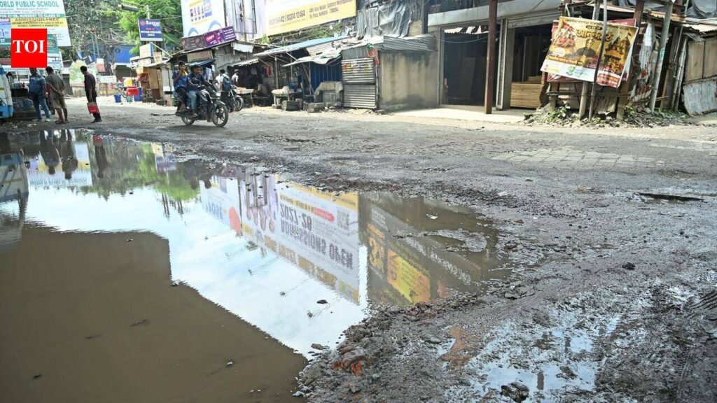 Some Craters Filled Up, New Ones Appear On Rain-Battered Bypass | Kolkata News