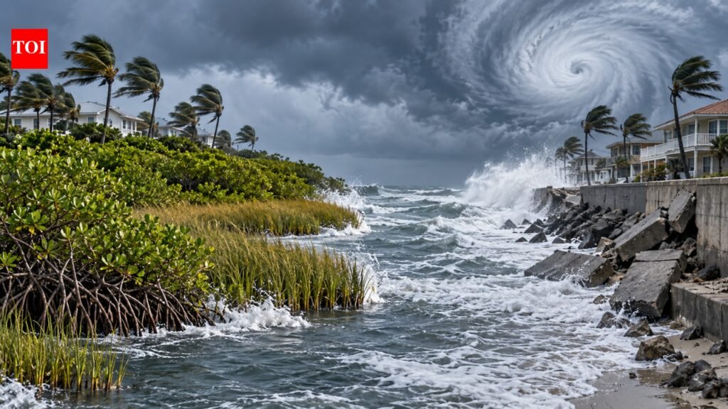 In 2016, Florida’s New Smyrna Beach used living shorelines during Hurricane Matthew; the structures stayed intact despite 90 mph winds | World News