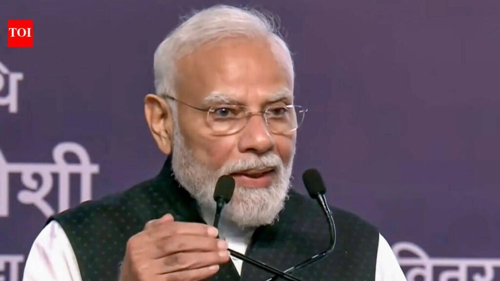 ‘Jhooth ki goonj’: PM Modi takes swipe at Rahul, attacks ‘mai-baap’ culture | India News