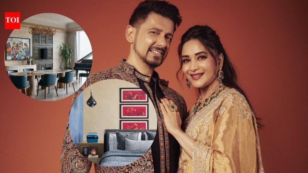 Inside Madhuri Dixit’s luxurious Mumbai 5,500 sq ft home where M.F. Husain’s art meets smart technology, music room, Arabian Sea views and minimalist elegance | Hindi Movie News
