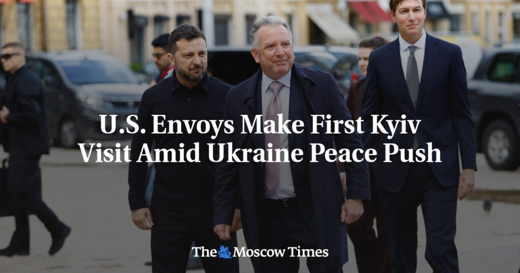 U.S. Envoys Make First Kyiv Visit Amid Ukraine Peace Push