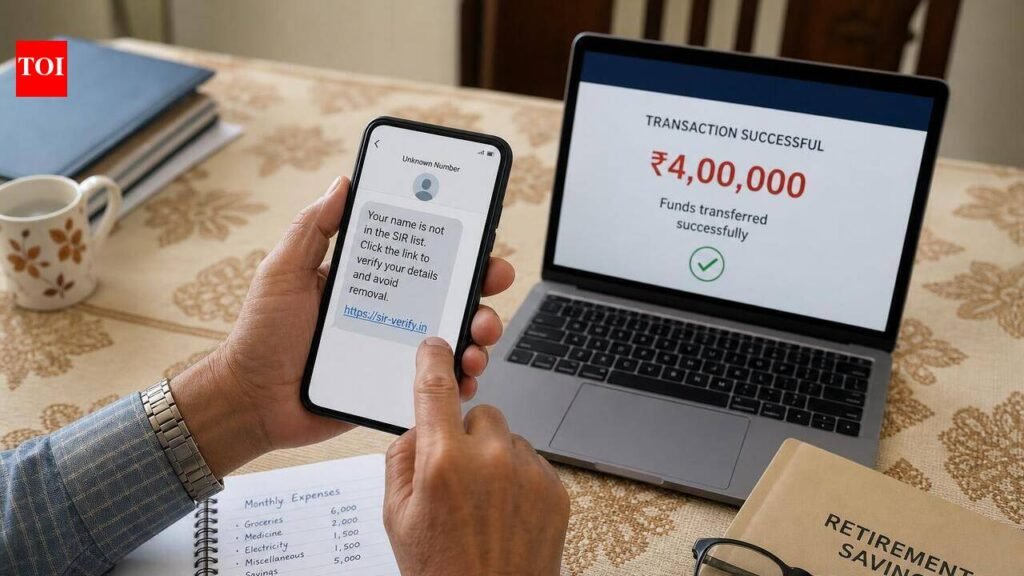Fraudsters use SIR bait to siphon off Rs4L from retired engineer | Pune News