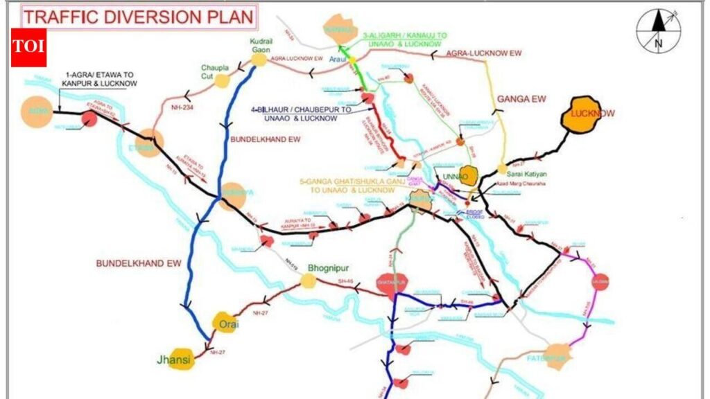 Jajmau Ganga bridge repairs to disrupt Unnao–Kanpur traffic for over a month | Lucknow News