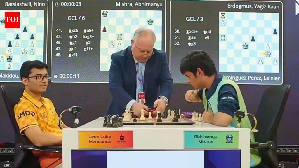‘Leon was apologising’: How an illegal move cost Abhimanyu Mishra a sure-shot win in GCL | Chess News