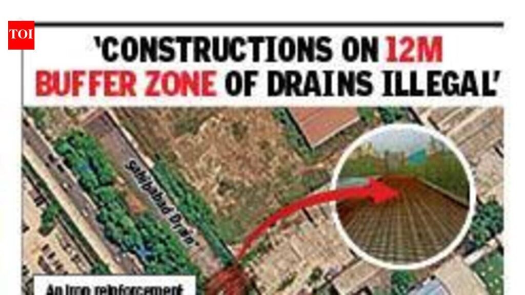 3 years after NGT ban, govt work continues over Gzb drain | Noida News