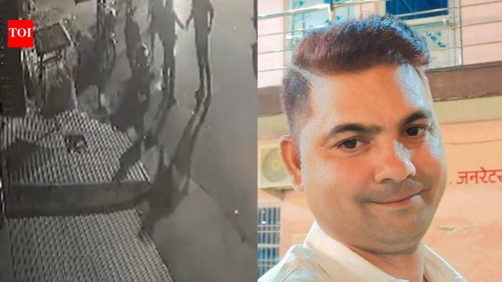 Kanpur Murder: Kanpur man beaten to death for objecting to urinating on road; CCTV captures assault | Kanpur News