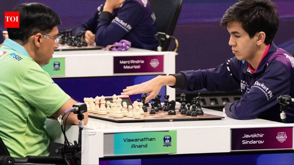 ‘It’s madness’: Anand loses on time after declining draw against Sindarov; 20-year-old calls legend ‘world-class’ | Chess News