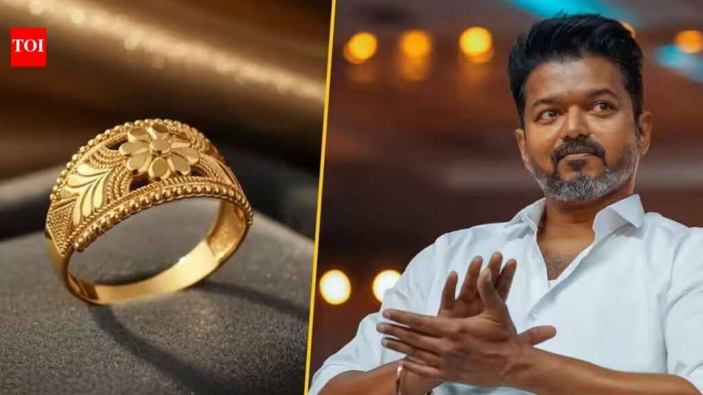 Cm Vijay: TVK’s gold ring scheme for newborns postponed due to CM Vijay’s foreign trip | Chennai News