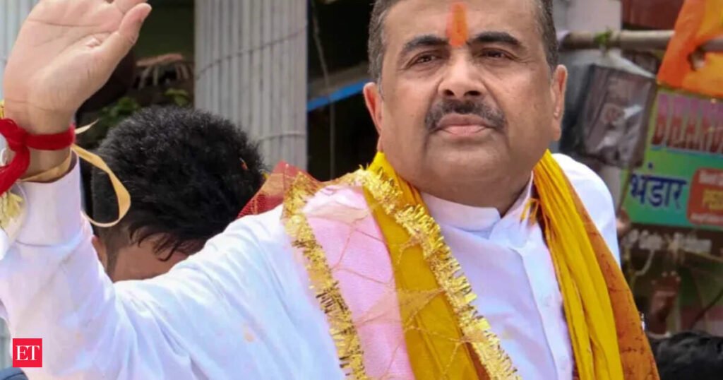 Bengal CM Suvendu leads mega march near JU, vows to uproot forces raising ‘Kashmir wants freedom’ slogans