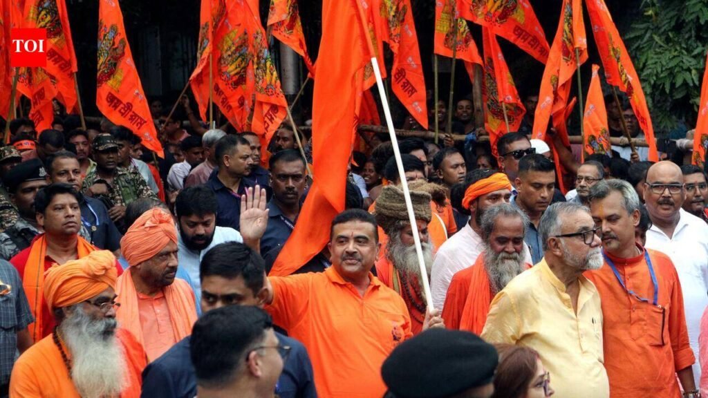 Won’t tolerate slur on saffron, CM warns Jadavpur rally | Kolkata News