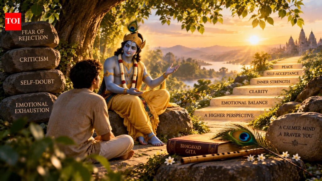 Quote of the Day from the Bhagavad Gita: How Lord Krishna’s timeless teachings help you overcome fear of rejection, criticism, and emotional exhaustion
