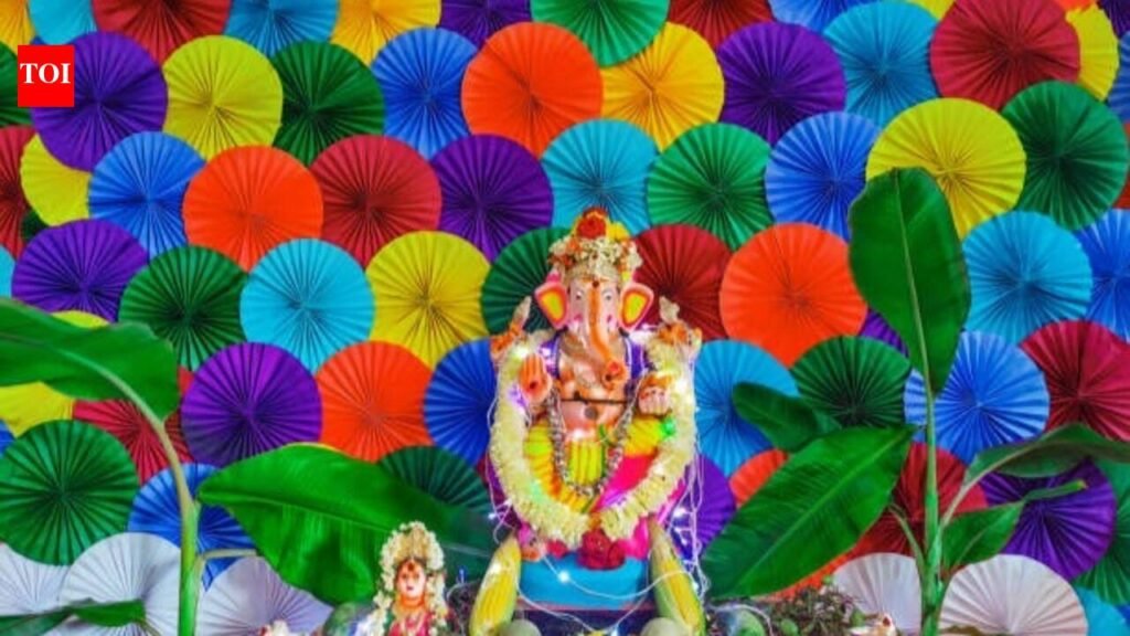 Create a beautiful bappa mandap at home