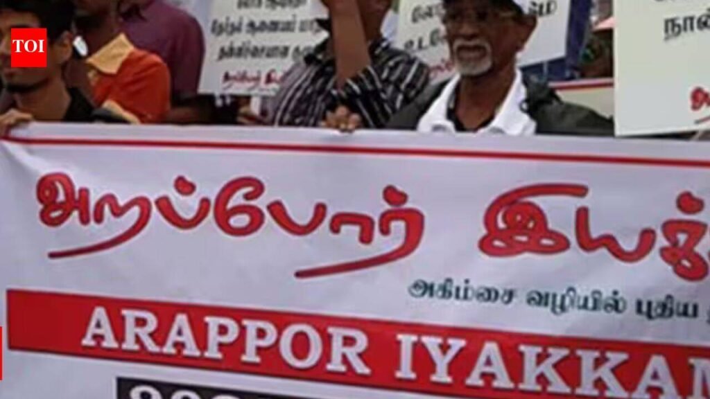 Cm Vijay: Arappor Iyakkam seeks sweeping anti-corruption reforms from Tamil Nadu CM Vijay | Chennai News