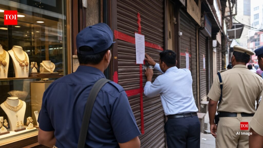 MCD seals 56 jewellery, bullion shops in Delhi’s Chandni Chowk; crores worth of valuables locked inside | Delhi News