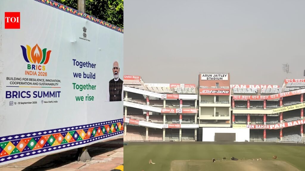 VVIP convoys and 35,000 cricket fans: India-Afghanistan T20 to clash with BRICS traffic in Delhi | Delhi News