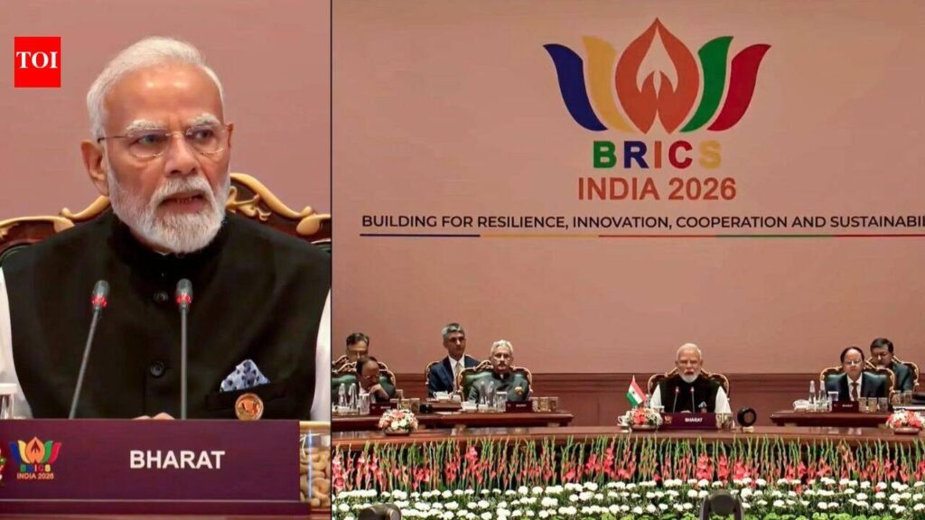 Brics Summit 2026: PM Modi pitches emergency support network for safety of seafarers | India News