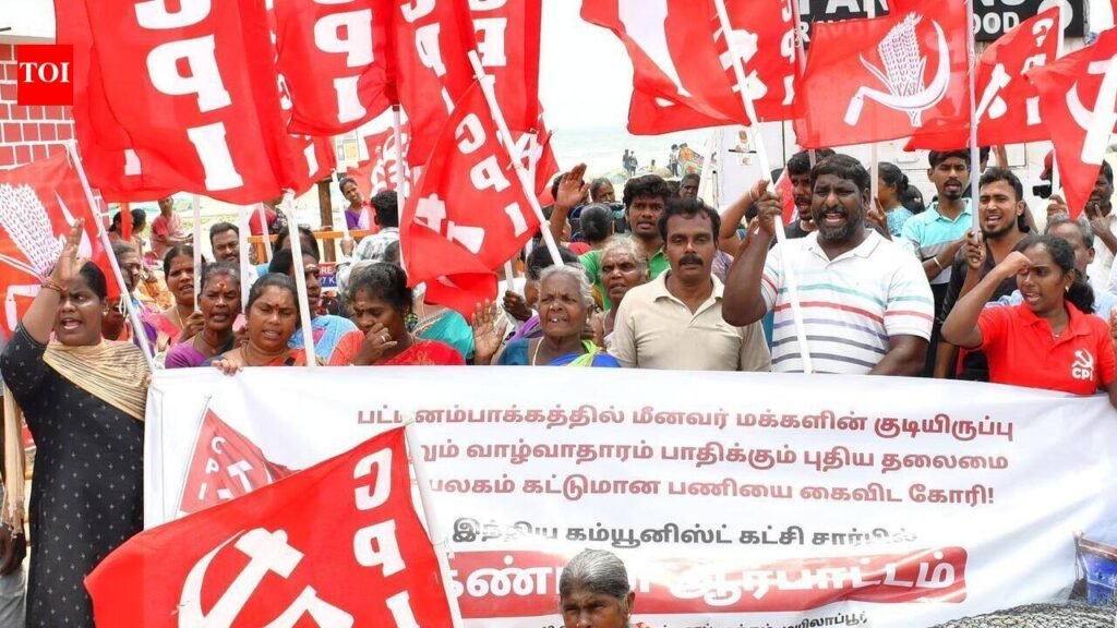 CPI joins protests against Foreshore Estate secretariat complex; Sengottaiyan says protests are not new | Chennai News