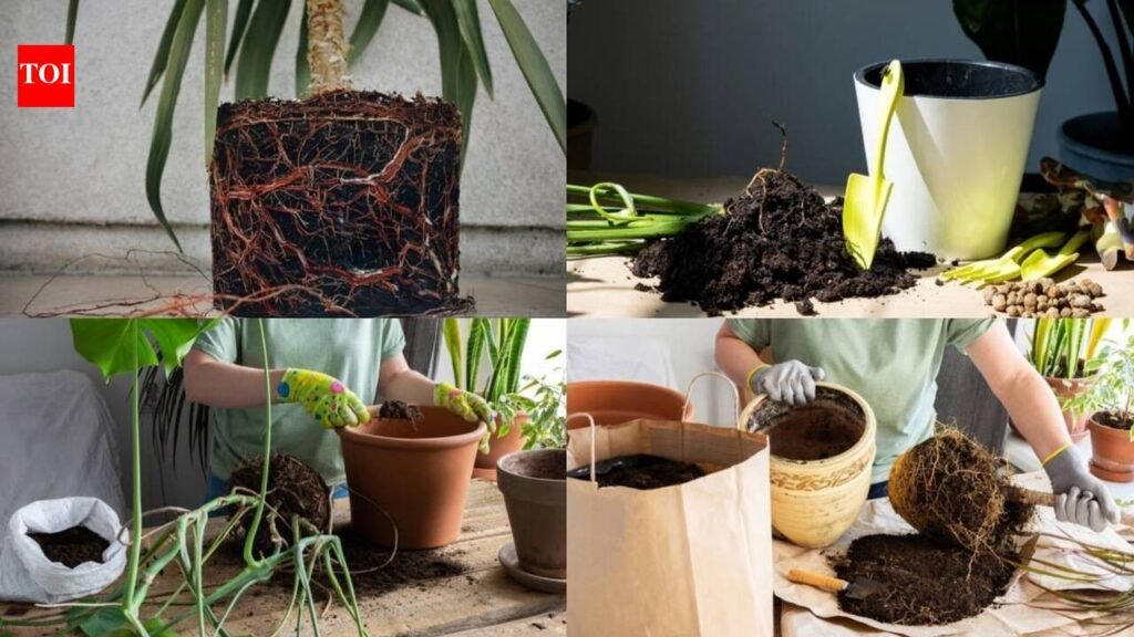 Signs Your Plant Needs A Bigger Pot: From roots coming out to slow growth: 5 signs your plant needs a bigger pot