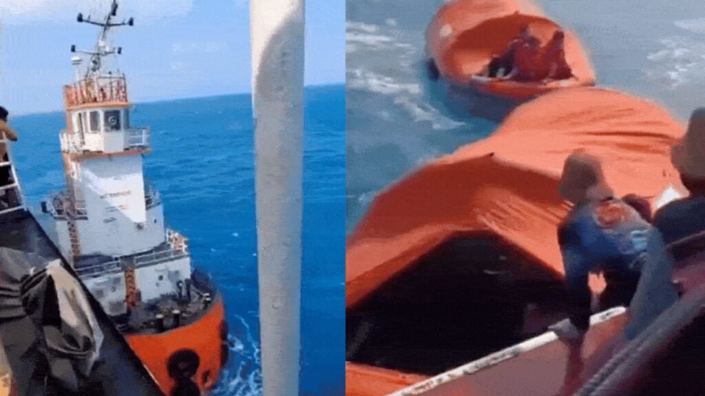 130 missing after Indonesian passenger ship sinks in Java Sea; 107 rescued, 6 dead – video