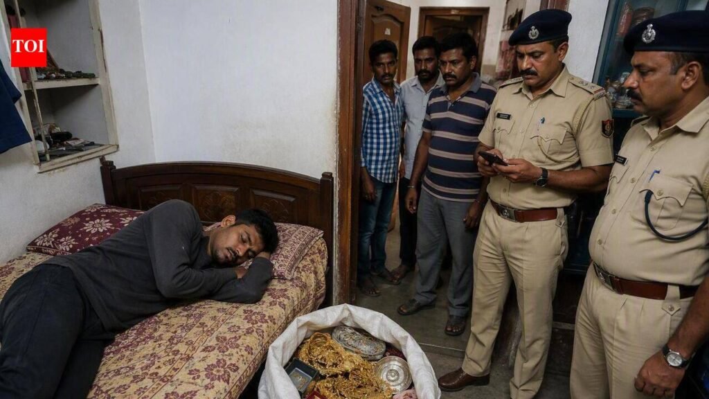 Nawada thief falls asleep before escaping with booty | Patna News