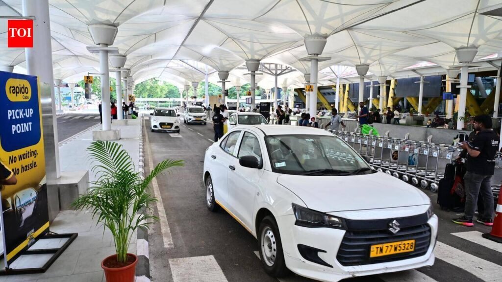 Chennai airport’s cab pickup point finally is back to where it should have always been | Chennai News