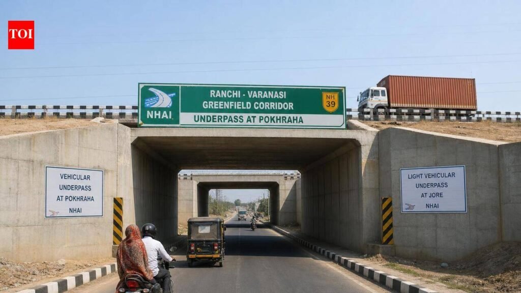 NHAI agrees to build two underpasses in Palamu | Ranchi News