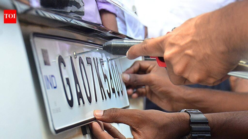 Transport dept contemplates HSRP compliance through AI cameras | Goa News