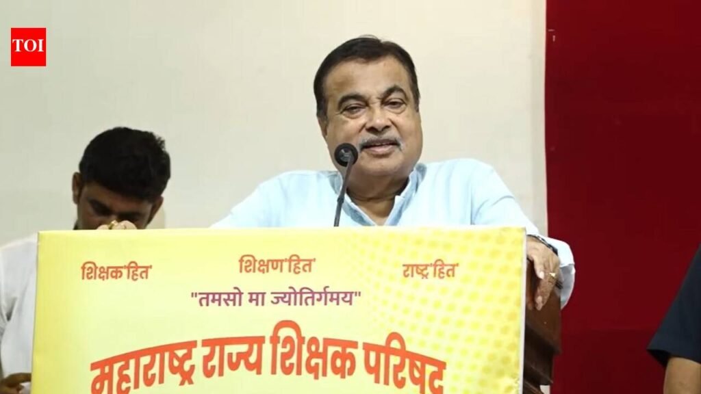 A teacher’s mistakes can affect entire generations, says Gadkari | Nagpur News