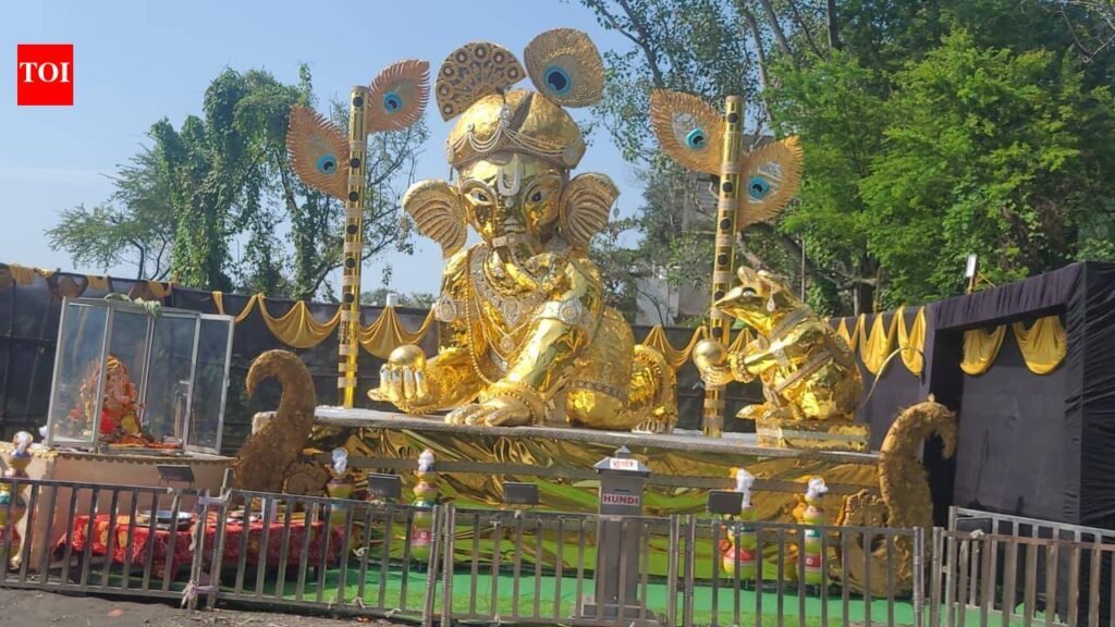 Grand idols, brass medha, contemporary themes mark Ganesh Puja in state | Bhubaneswar News