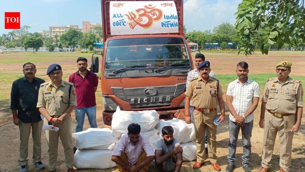 2 nabbed with ganja worth Rs1.1cr in Sonbhadra | Varanasi News