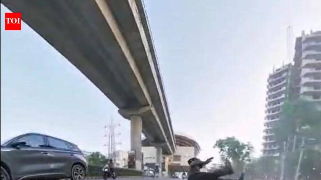 Kabaddi player chases biker in car, knocks her down on Golf Course Road | Gurgaon News